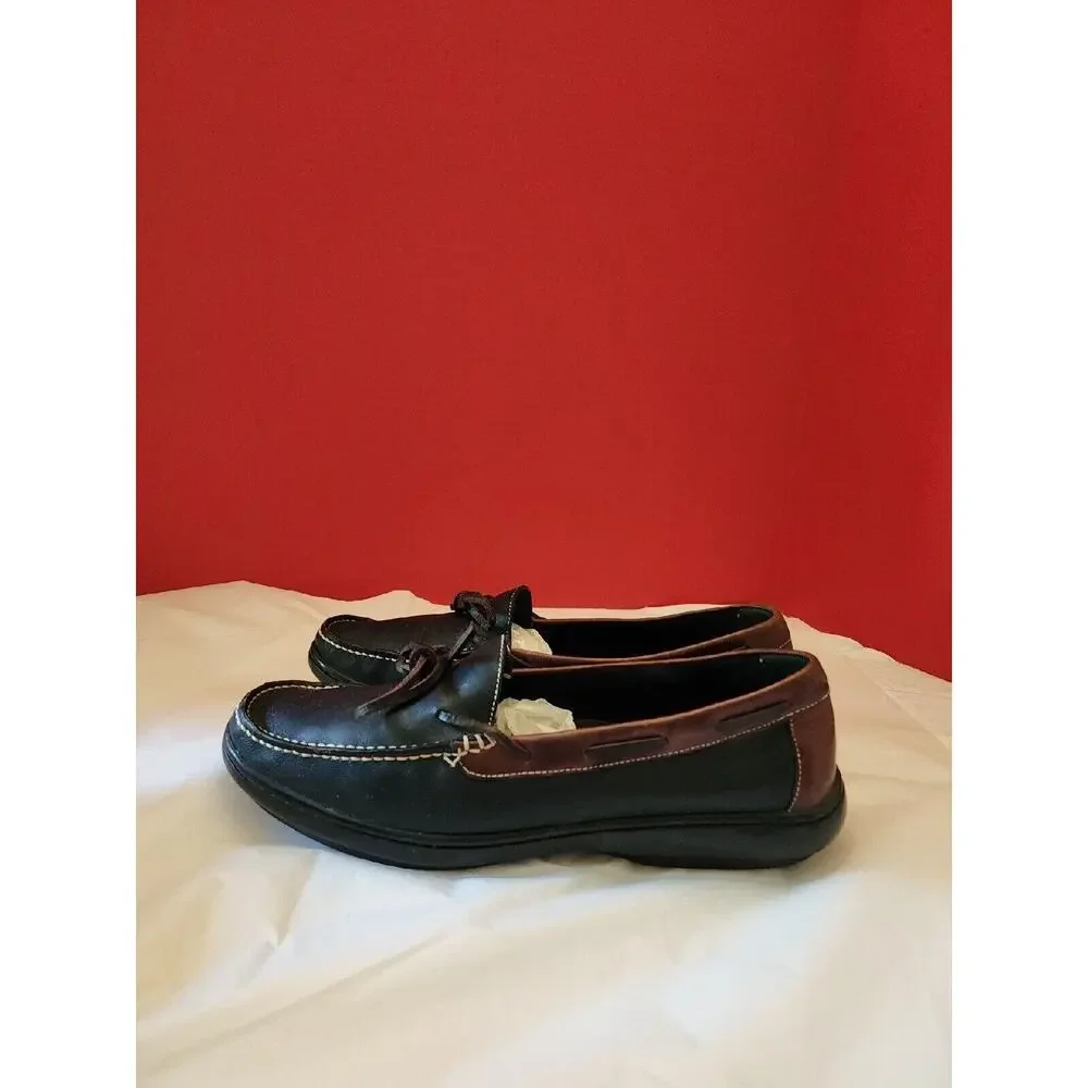 COLE HAAN MOCCASIN LOAFER C08940 BROWN LEATHER SIZE 12 M